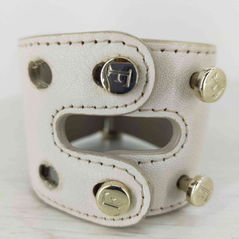 フルラ FURLA メタルボタンレザーバングル レディース