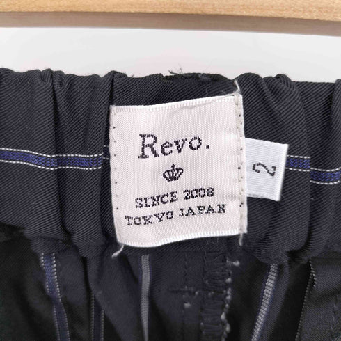 レボ Revo. ストライプ ワンタック スラックス パンツ メンズ JPN:2