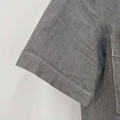 アーペーセー A.P.C. ヒッコリー柄キューバシャツ メンズ XS