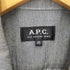 アーペーセー A.P.C. ヒッコリー柄キューバシャツ メンズ XS