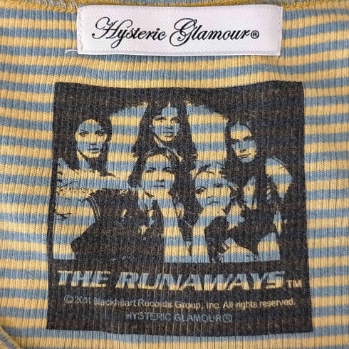 ヒステリックグラマー HYSTERIC GLAMOUR The Runaways QUEENS OF ROCKN ROLL レディース