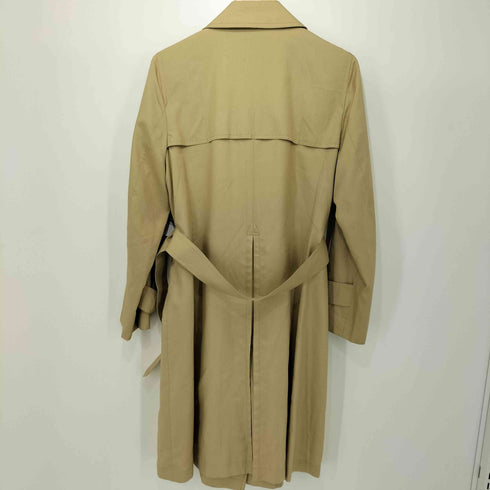 アクアスキュータム AQUASCUTUM 総シルク ベルテッド ダブルトレンチコート レディース