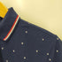 ポロラルフローレン POLO RALPH LAUREN custom slimfit ワンポイント刺繍総柄鹿の子ポロシャツ メンズ XS