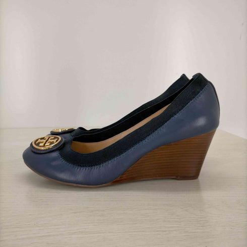 トリーバーチ TORY BURCH ウエッジソールレザーシューズ レディース 7.5M