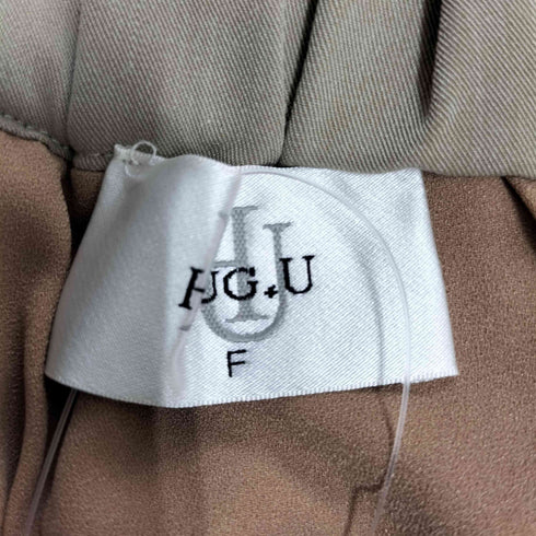 HUG.U チャイナボタンワイドパンツ レディース FREE