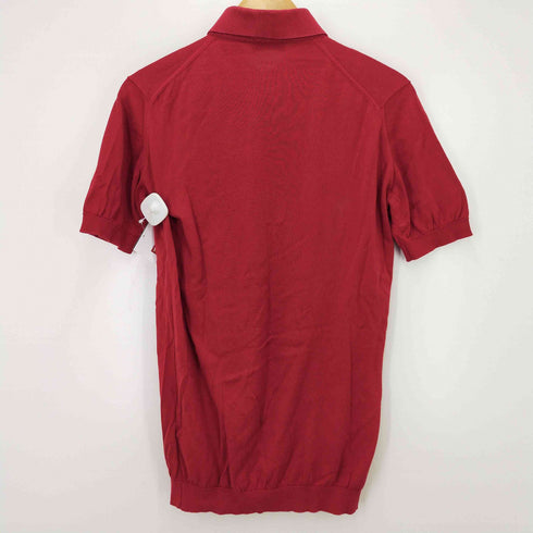 ジョンスメドレー JOHN SMEDLEY イングランド製リブニットポロシャツ メンズ S