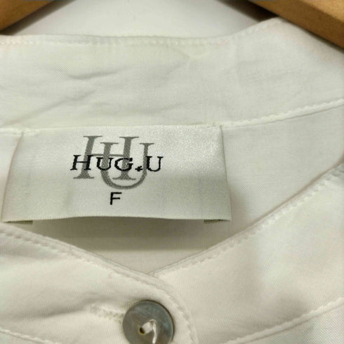 HUG.U ギャザーロングシャツワンピース レディース FREE