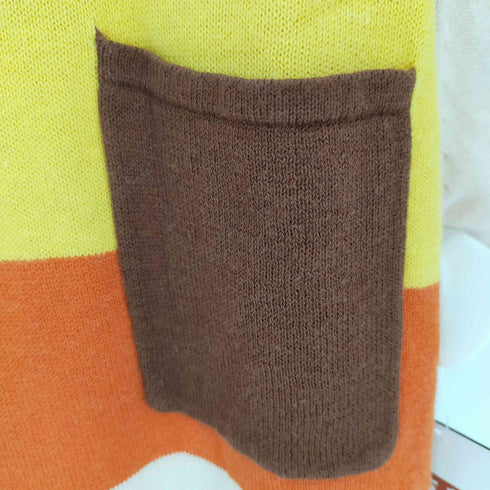 ガイジンメイド GAIJIN MADE リネン混 配色S/Sサマーニット メンズ JPN:L