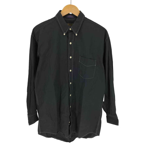 チャップスラルフローレン CHAPS RALPH LAUREN 80-90S 製品染 ホワイトステッチ ボタンダウン L/S シャツ メンズ 16