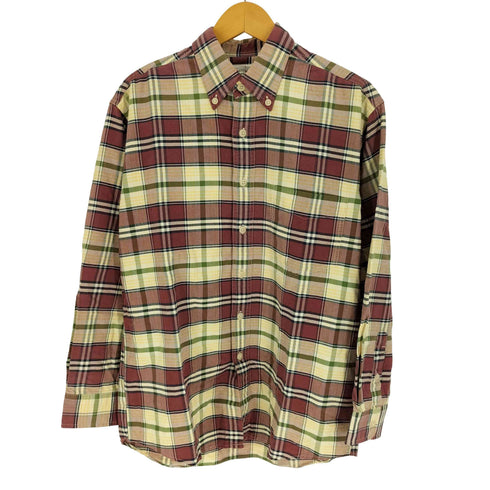 ジェイクルー J.CREW 90S 巨人タグ ボタンダウン チェック シャツ メンズ import:S