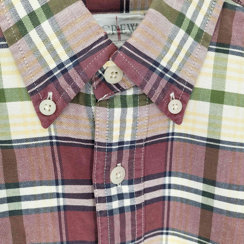 ジェイクルー J.CREW 90S 巨人タグ ボタンダウン チェック シャツ メンズ import:S