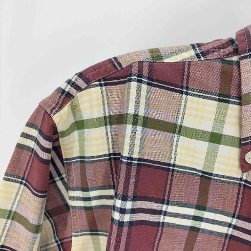 ジェイクルー J.CREW 90S 巨人タグ ボタンダウン チェック シャツ メンズ import:S