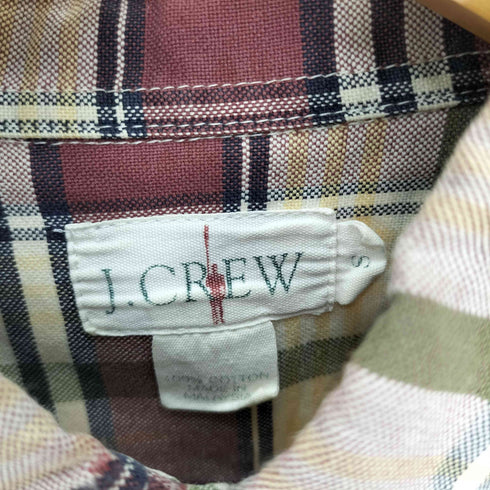 ジェイクルー J.CREW 90S 巨人タグ ボタンダウン チェック シャツ メンズ import:S