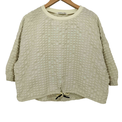 マーシャルテル MARECHAL TERRE 23SS Jacquard Pullover ポコポコ ジャカード トップ ブラウス レディース JPN:2