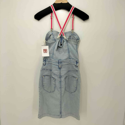 ディーゼル DIESEL DIESEL YOGI ビスチェデニムワンピース レディース import:S