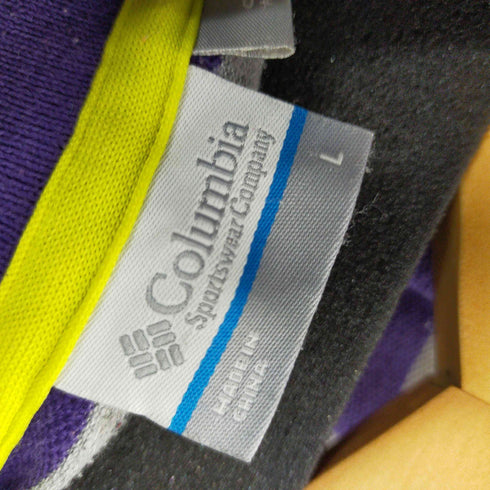 コロンビアスポーツウェア Columbia Sportswear OMNI-WICK マルチカラーボーダー半袖ポロシャツ メンズ import:L