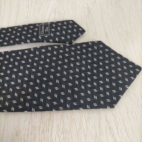 クリスチャンディオール Christian Dior 総柄シルクネクタイ メンズ