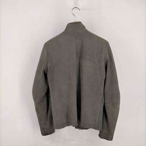 10sei0otto ステッチデザイン ヌバックレザージャケット メンズ 46