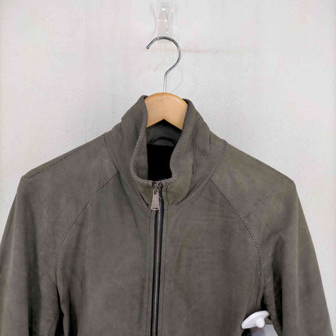10sei0otto ステッチデザイン ヌバックレザージャケット メンズ 46