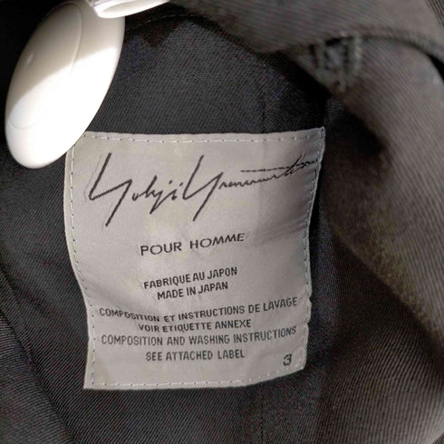 ヨウジヤマモトプールオム Yohji Yamamoto POUR HOMME ウールギャバジン テープデザインベスト メンズ JPN:3