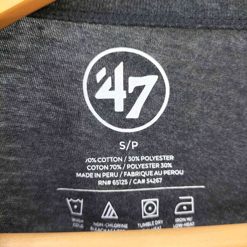 フォーティセブンブランド 47 BRAND NBA バスケットボールチームフロントロゴプリント クルーネックTシャツ レディース import:S