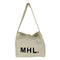 エムエイチエル MHL. ロゴプリント キャンバスショルダーバッグ メンズ