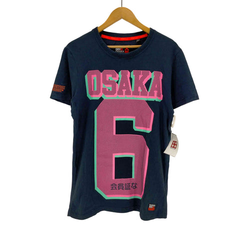 スーパードライ Superdry 極度乾燥(しなさい) プリントクルーネックTシャツ メンズ JPN:M