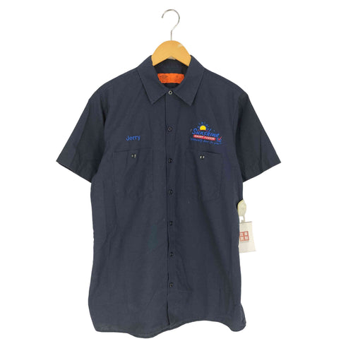 ディッキーズ Dickies 企業刺繍 ワークシャツ メンズ import:M