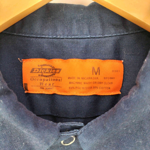 ディッキーズ Dickies 企業刺繍 ワークシャツ メンズ import:M