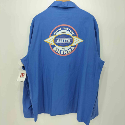 dilemma 21SS Aletta Sticker Shirt Jacket 背面プリントジャケット メンズ JPN:52