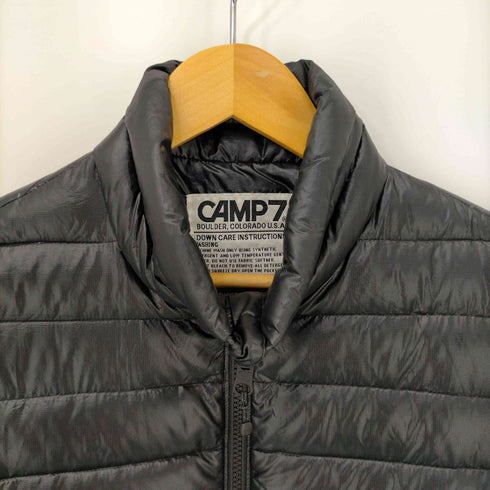 キャンプセブン CAMP7 700FP ナイロンダウンベスト メンズ JPN:S