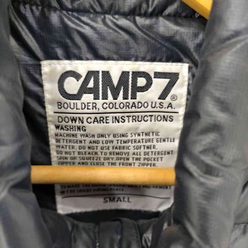 キャンプセブン CAMP7 700FP ナイロンダウンベスト メンズ JPN:S