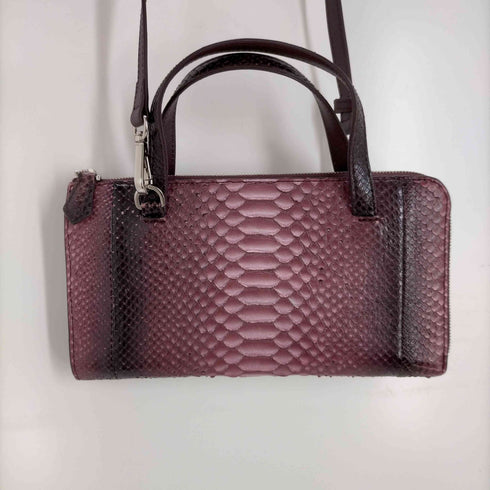 semplice パイソンウォレットショルダーバッグ レディース