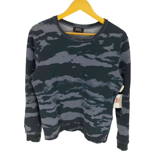 アーペーセー A.P.C. タイダイ 染 裏起毛 クルーネック スウェット メンズ import:M