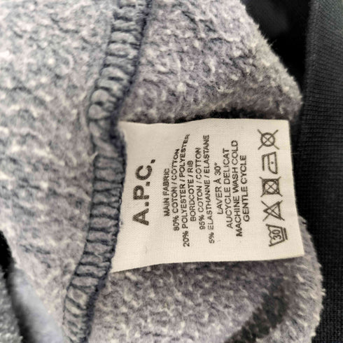 アーペーセー A.P.C. タイダイ 染 裏起毛 クルーネック スウェット メンズ import:M