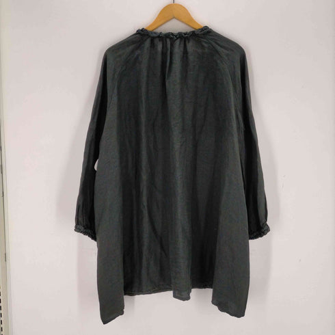 ネストローブ nest Robe 24SS リネンラミーフリルネックチュニック レディース FREE