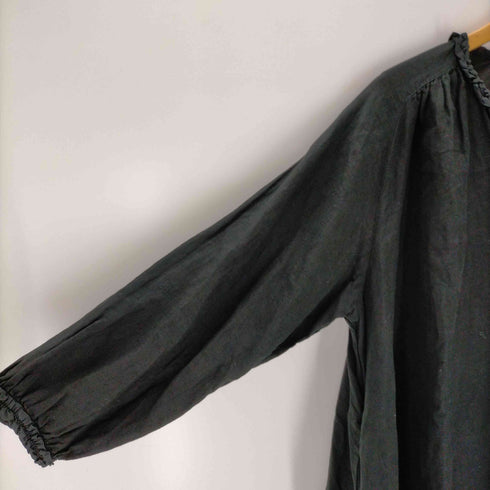 ネストローブ nest Robe 24SS リネンラミーフリルネックチュニック レディース FREE