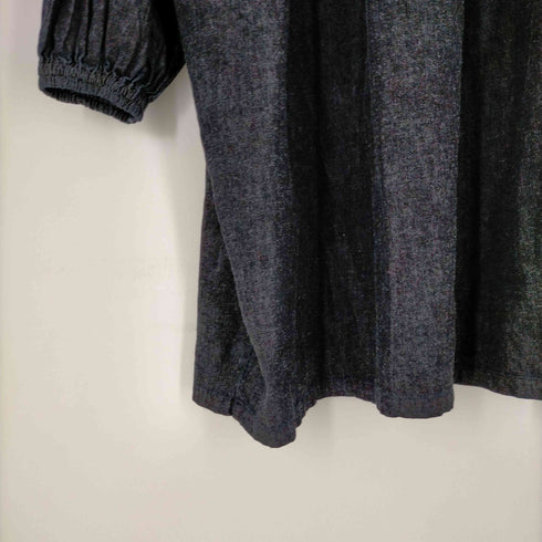ネストローブ nest Robe 24SS コットンリネンダンガリーギャザーチュニック レディース FREE