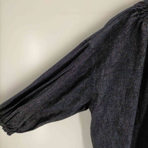 ネストローブ nest Robe 24SS コットンリネンダンガリーギャザーチュニック レディース FREE
