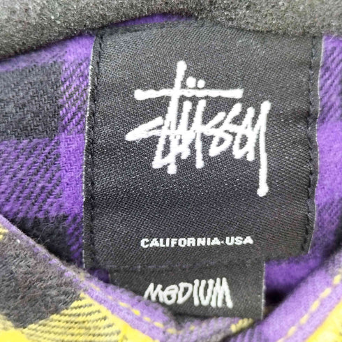 ステューシー Stussy ブロックチェックネルシャツ メンズ JPN:M