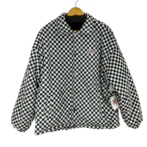 WHAT EVER NICE VERBLEELAB チェッカーフラッグ リバーシブルブルゾン メンズ
