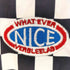 WHAT EVER NICE VERBLEELAB チェッカーフラッグ リバーシブルブルゾン メンズ
