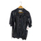 フェンチェンワン Feng Chen Wang TRANSPARENT STRIPE SHIRT - BLACK メンズ import:S