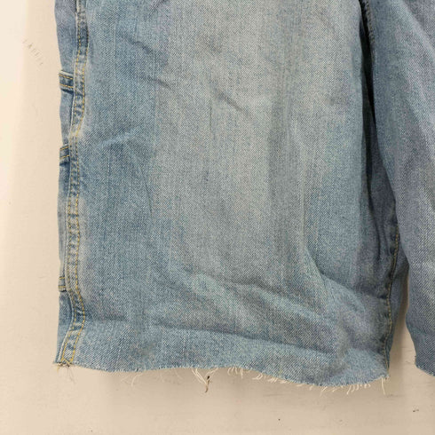 トミーヒルフィガーデニム TOMMY HILFIGER DENIM ロゴライン オーバーオール レディース L