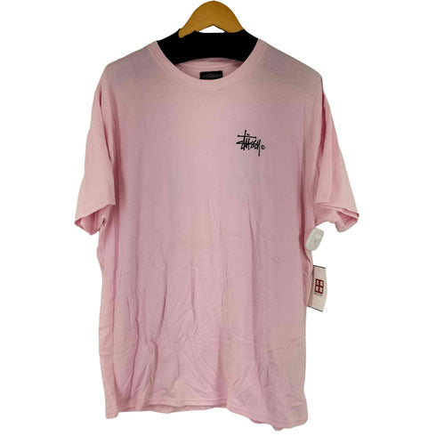 ステューシー Stussy ストックロゴ プリントクルーネックTシャツ メンズ JPN:S