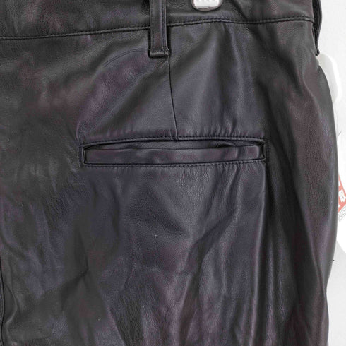 8 フェイクレザー1タックワイドパンツ メンズ JPN:XL