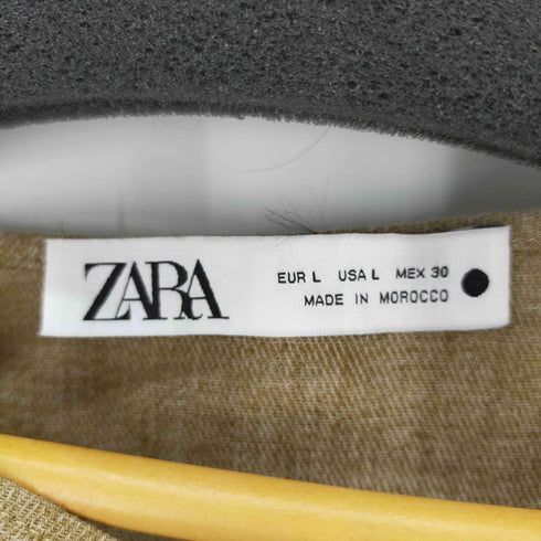 ザラ ZARA LINEN BREND STRAPPY TOP レディース JPN:L