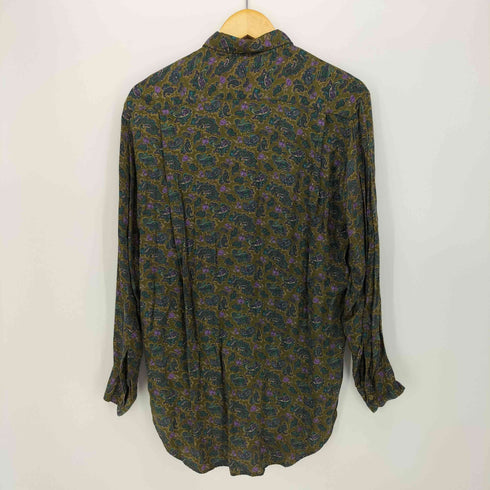 ユナイテッドカラーズオブベネトン UNITED COLORS OF BENETTON 80S 花柄 ペイズリー レーヨン L/S シャツ メンズ import:S