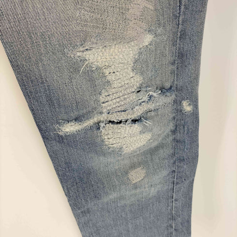 リーバイス Levis 501 ボタン裏1001 刻印 ダメージリペア 加工 ボタンフライ デニムパンツ メンズ W29 L32