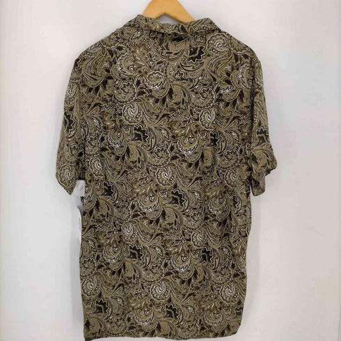 シルクレーヨンペイズリーオープンカラーシャツ メンズ import:L